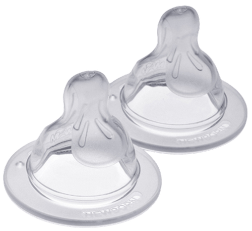 Image TETINE MAM SILICONE DEBIT MOYEN 2