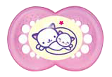 Image MAM Sucette Nuit Silicone 18M+ Lot de 2