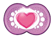 Image MAM Sucette Coeur Silicone 6M+ Lot de 2